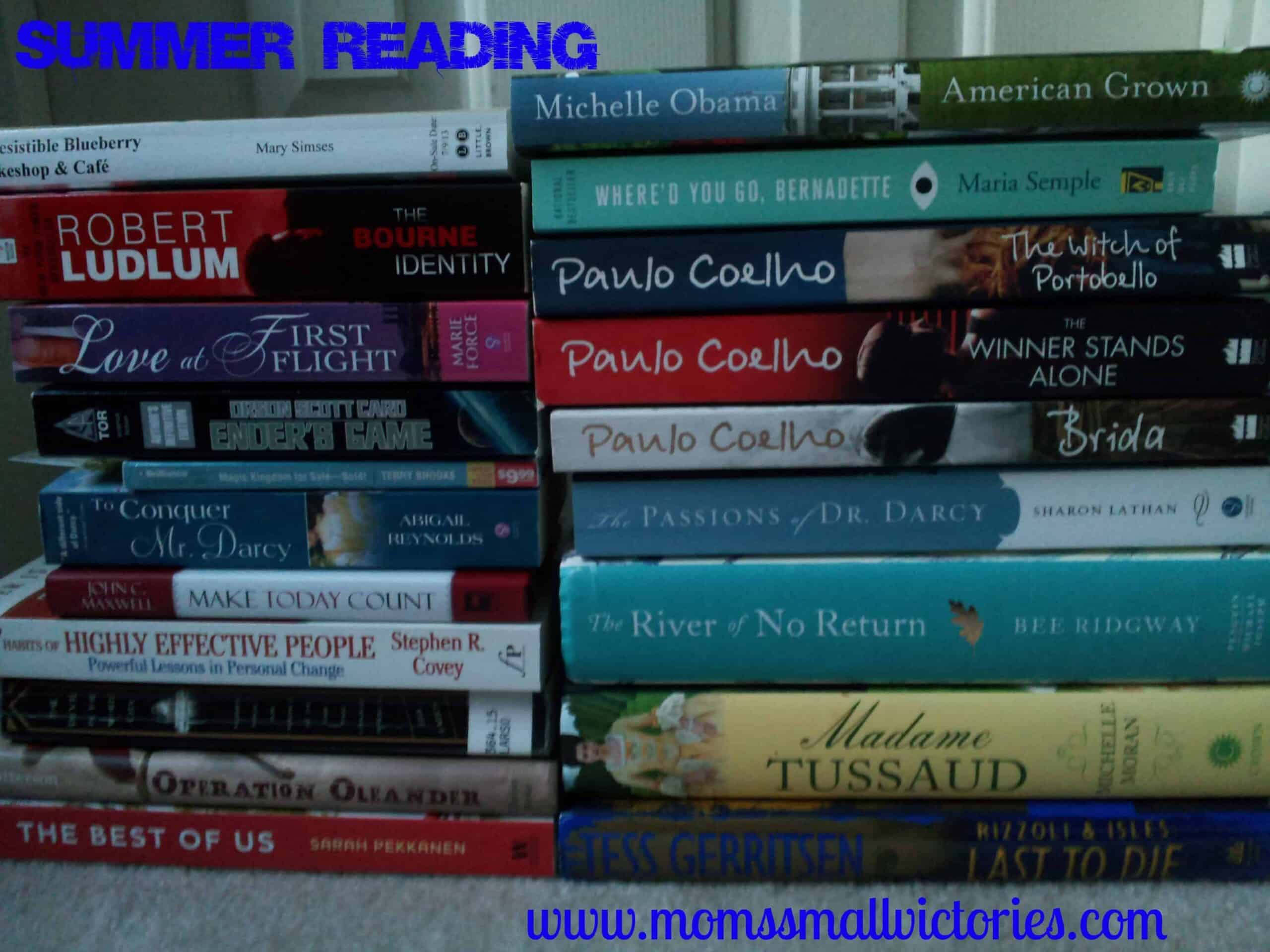Summer Reading List: Giveaways won, Where do I Start and What’s on Your List?