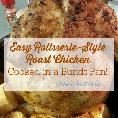 Easy Rotisserie Style Chicken Cooked In A Bundt Pan #Recipes