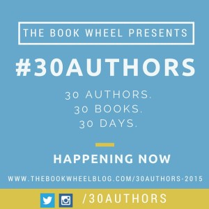 30 Authors, 30 Books, 30 Days, Sept 2015. Author of <em srcset=