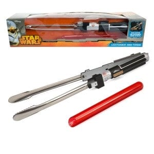 Fire up the grill. Any Star Wars fan would love grilling with these Lightsaber BBQ tongs