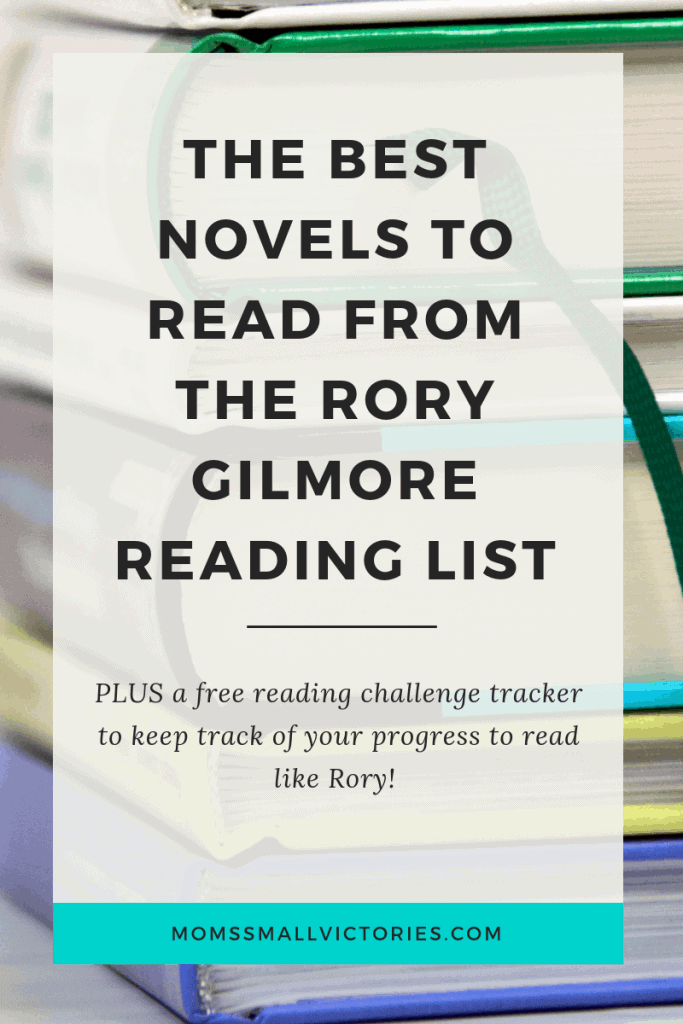 The best books to read and I want to read from the Rory Gilmore Reading Challenge. Plus a free printable reading tracker so you can keep track of books read for this challenge and your thoughts on each.