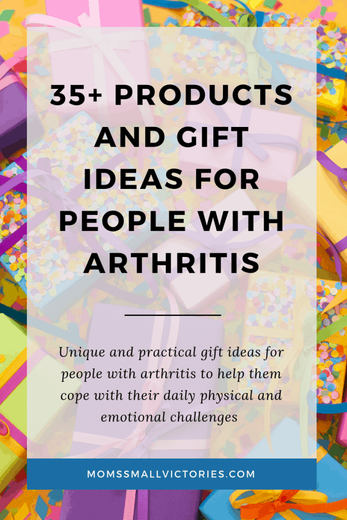 35+ products and gift ideas for people with arthritis to help them cope with the daily physical and emotional challenges. Includes 100's of gift ideas too for busy moms, work from home moms and soccer moms to get a perfect gift for moms with arthritis.