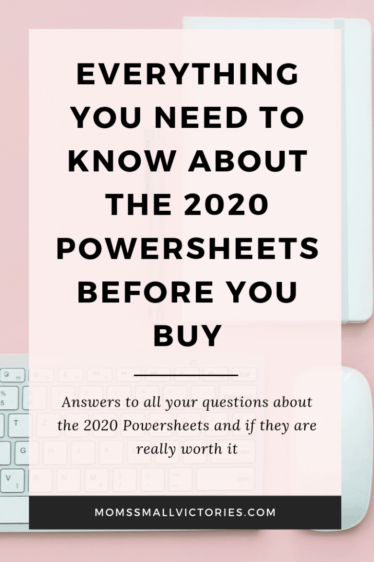 Everything You Need to Know About the 2020 Powersheets Goal Planner Before You Buy