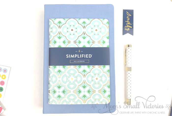 The sky blue 2020 Dapperdesk planner with the mint tile notebook. 